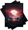 Red Moon Sleeves 100pcs