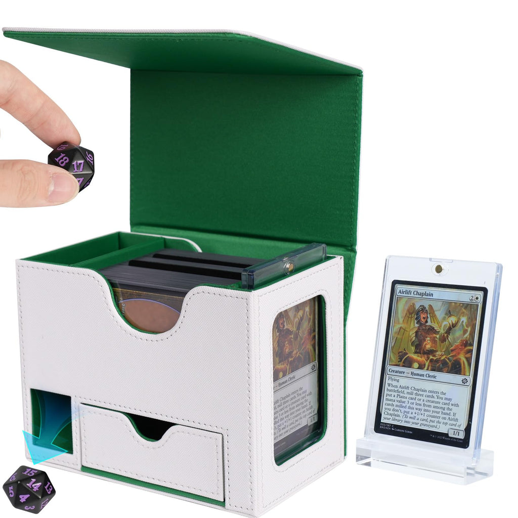 Standing Deck box w/ Dice Tray + Compartments