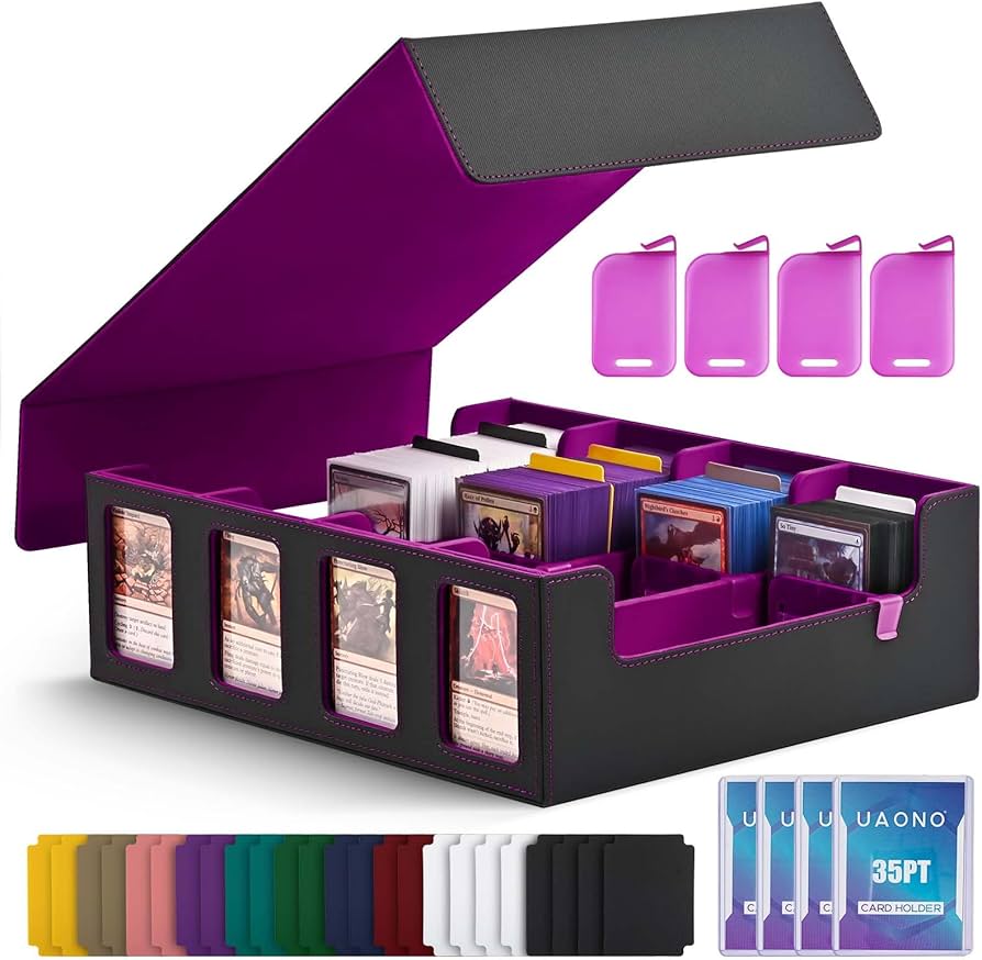 4 Row Storage case w/ Card Display