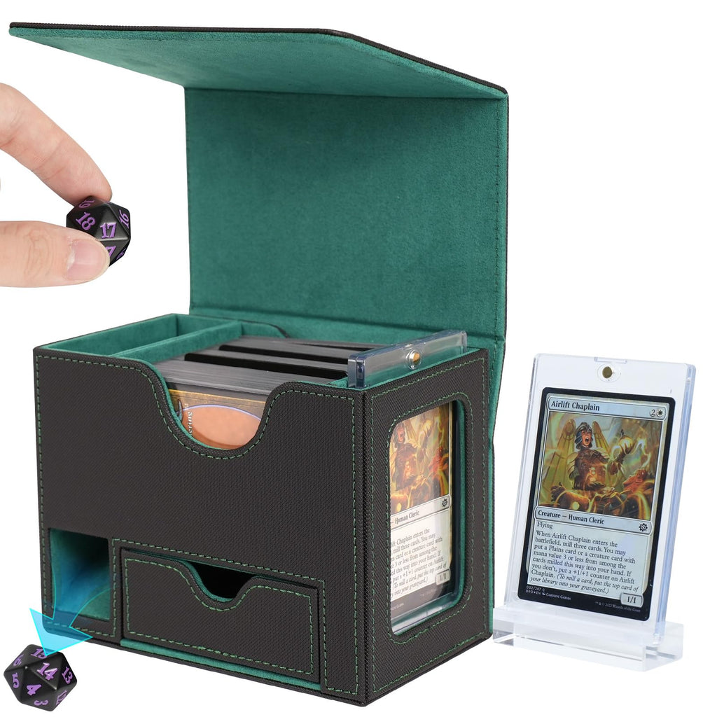 Standing Deck box w/ Dice Tray + Compartments