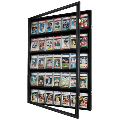 Card Display Frame Case w/ Hinged Door