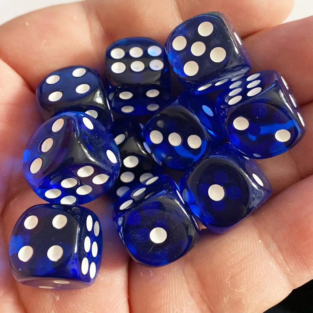 See through Dice 10pcs