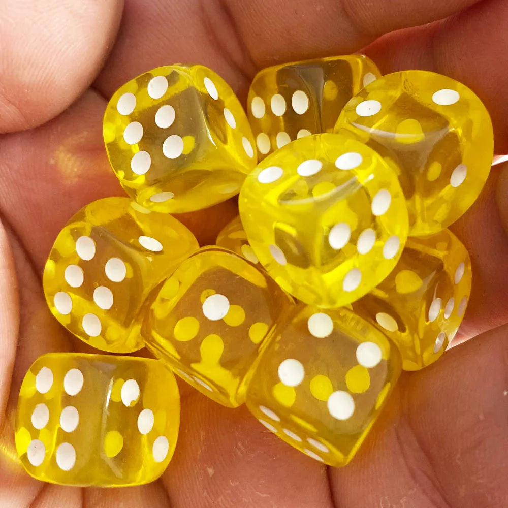 See through Dice 10pcs