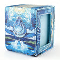 Blue Stained Glass Deck Box w/ Display
