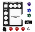 Command Zone Tray w/ dice + Life Counter