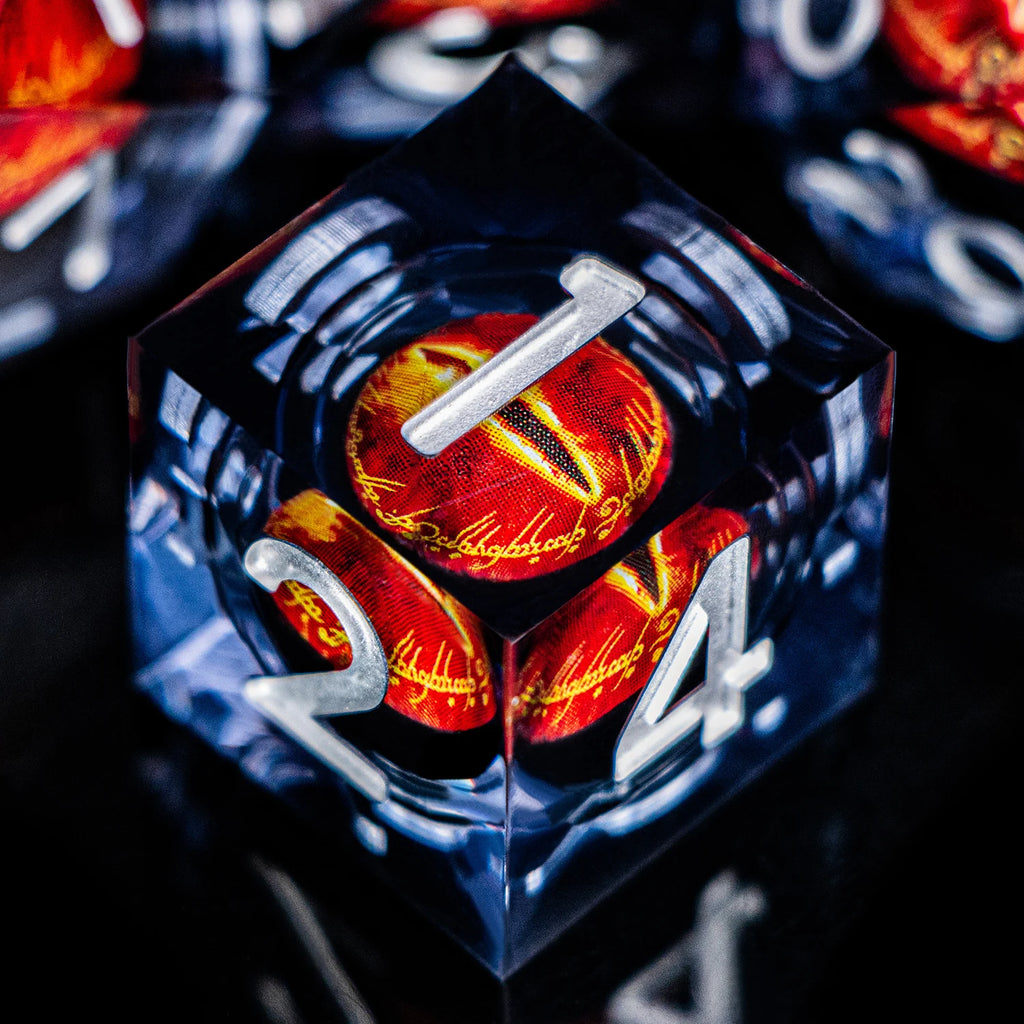 Eye of Sauron Themed Resin Dice Sets