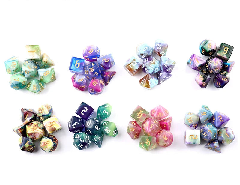 Assorted Marble Dice