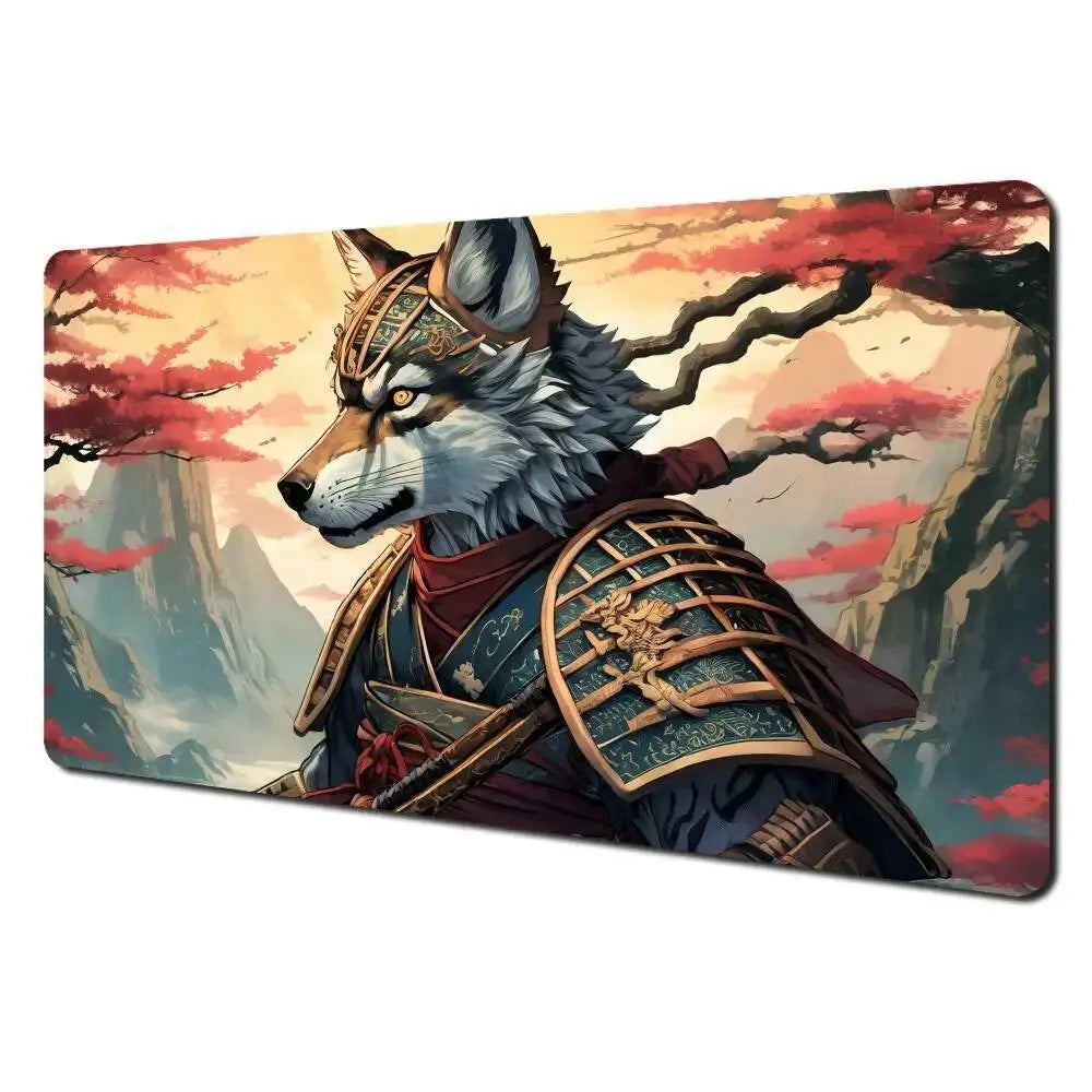 Samurai Wolf Playmat