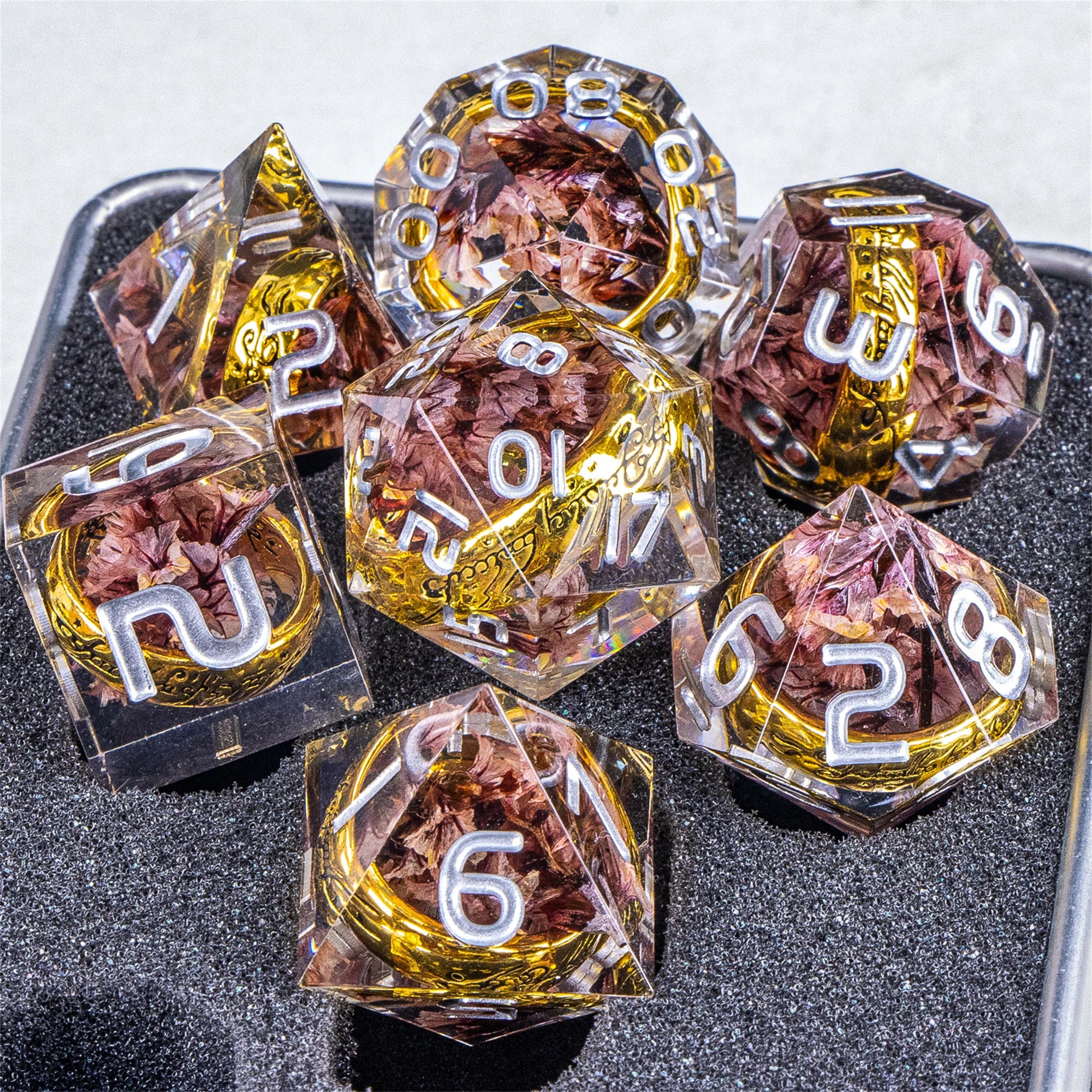 One Ring Resin Dice Sets