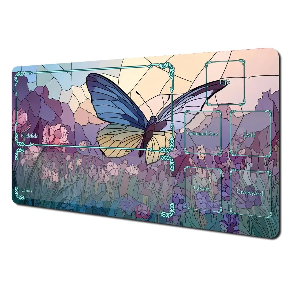 Stained Glass Butterfly Playmat