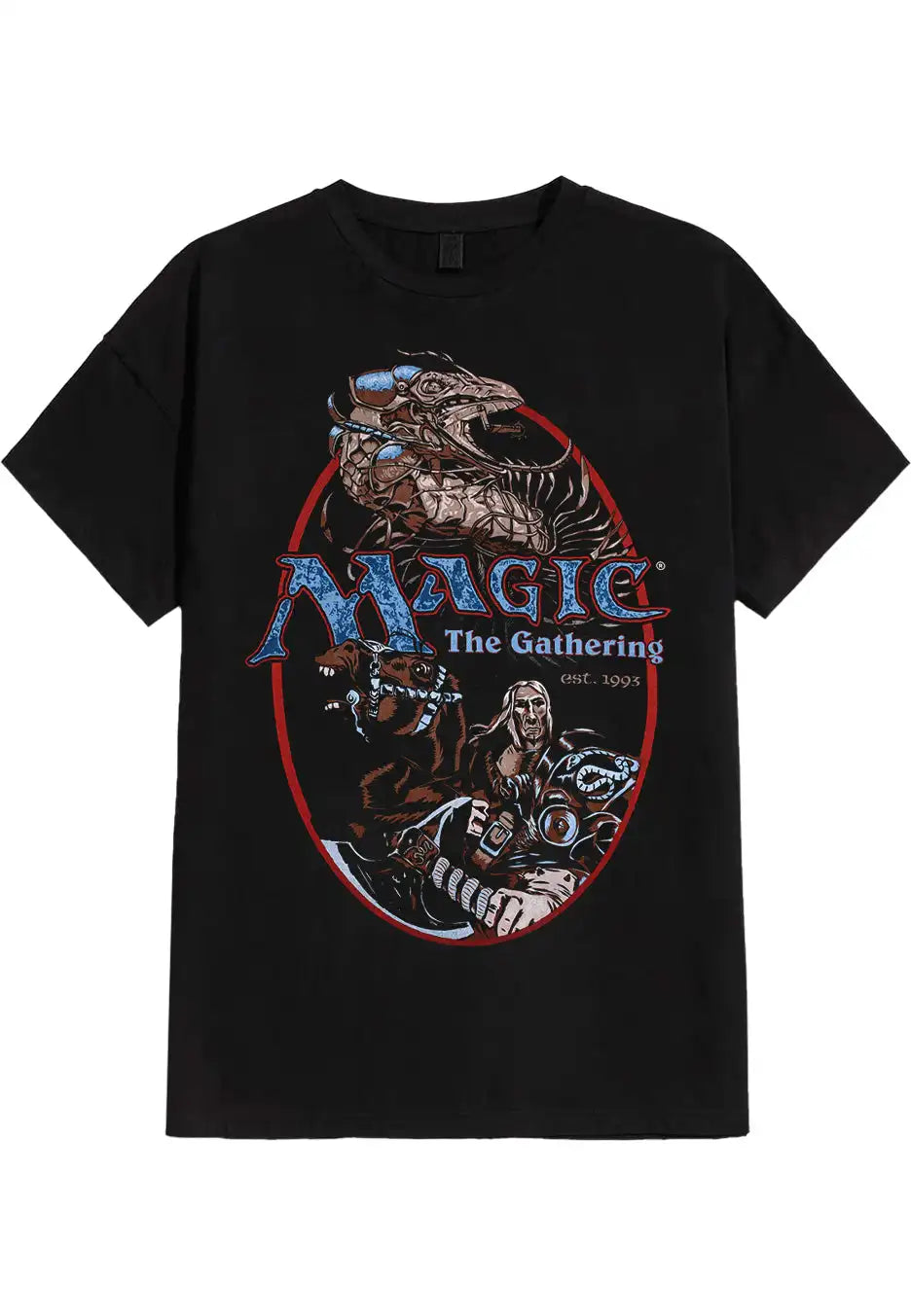 MTG Chimeric Staff/ Black Knight Logo Tee