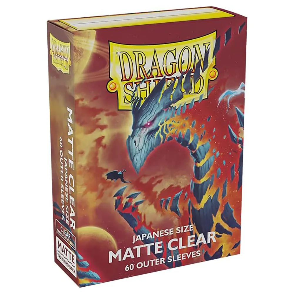 Dragon Shield Japanese Sized Matte Clear Outer Sleeves 60pcs