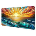 Stained Glass Waves Playmat