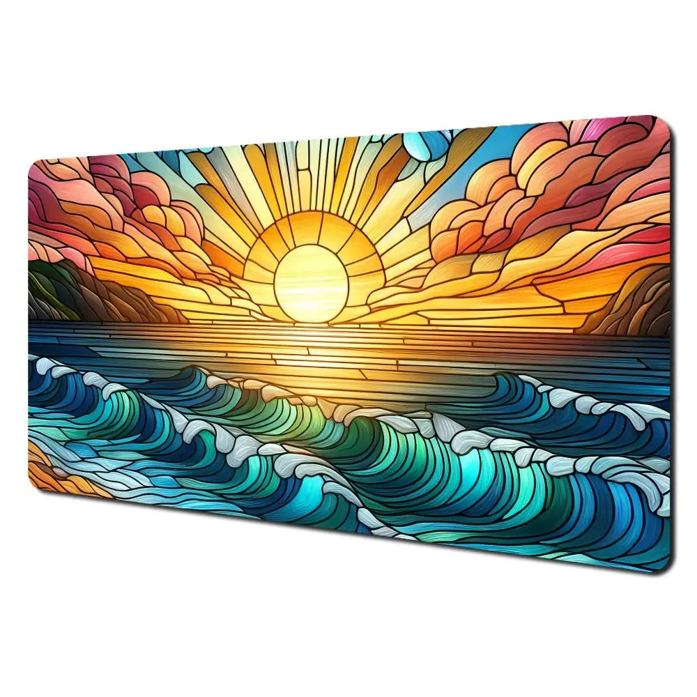 Stained Glass Waves Playmat