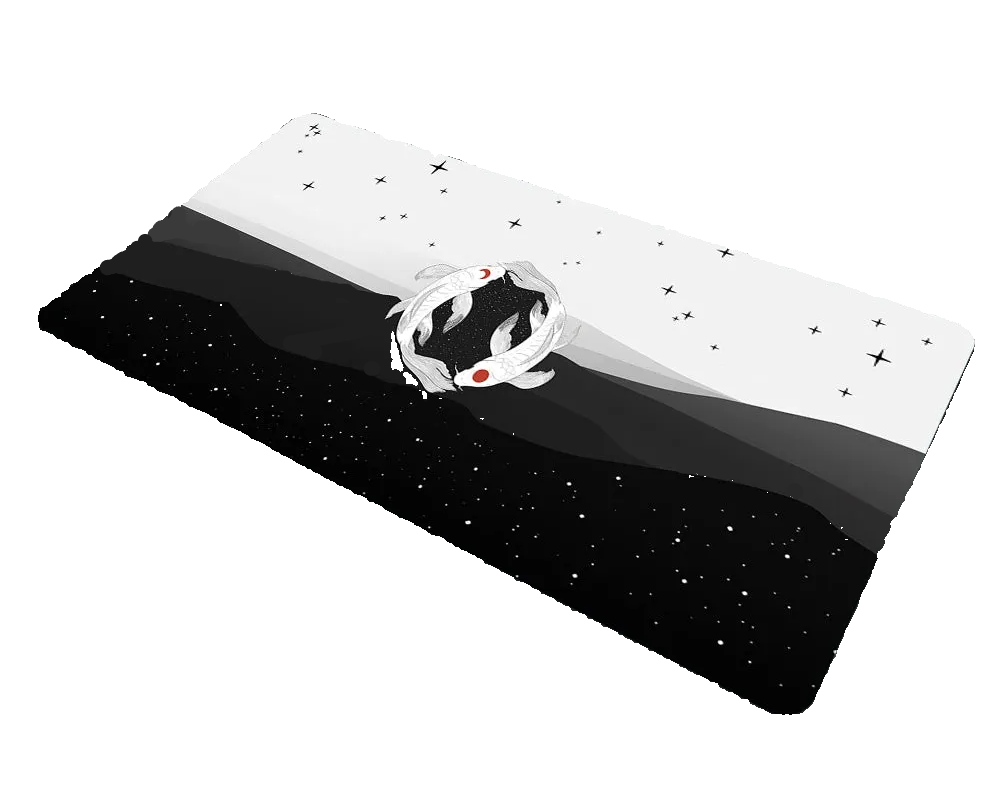 Aesthetic Koi Art Playmats