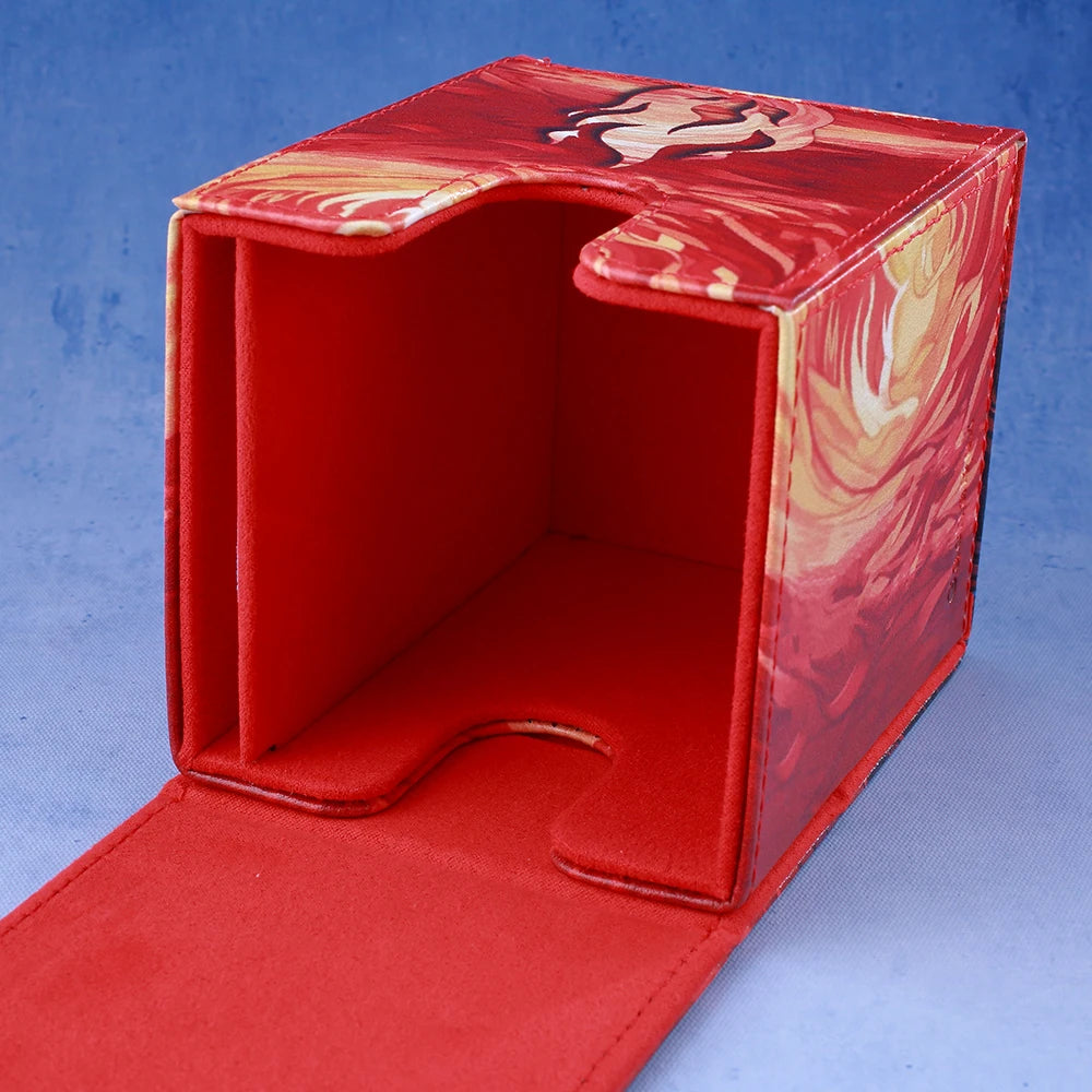 Stained Glass Mountain Deck Box w/ Display