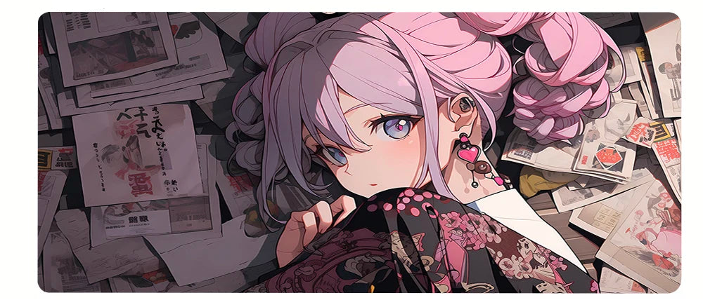 Cute + Cool Anime Girl Playmats