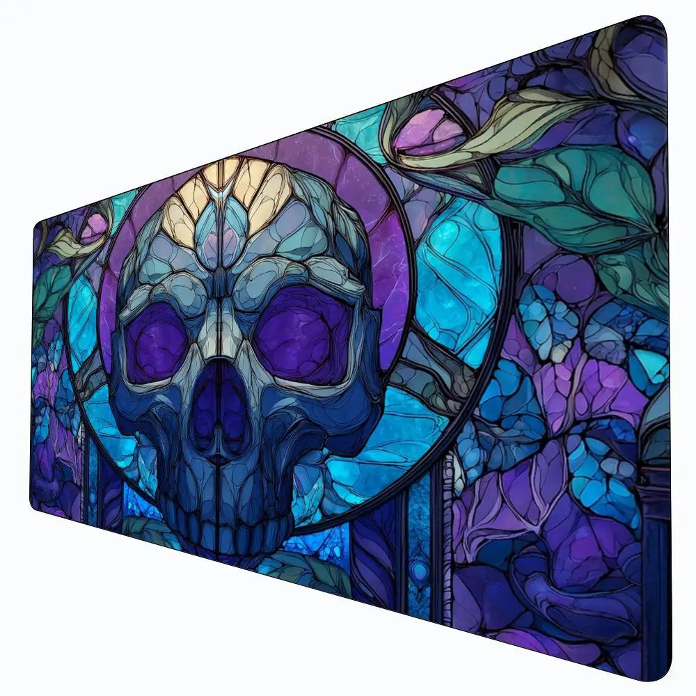 Stained Glass Skull Playmat
