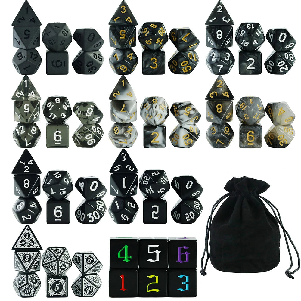 Assorted Dice Pack 10 Sets