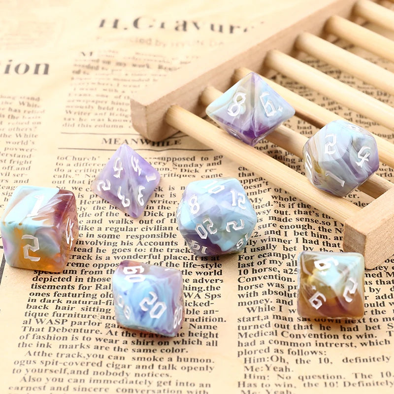Assorted Marble Dice
