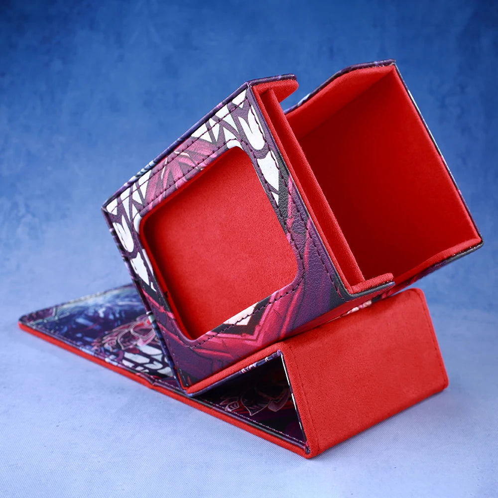 Stained Glass Lotus Deck Box w/ Display