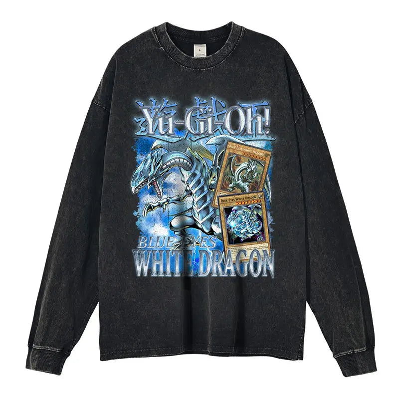 YGO Themed Washed Crewnecks