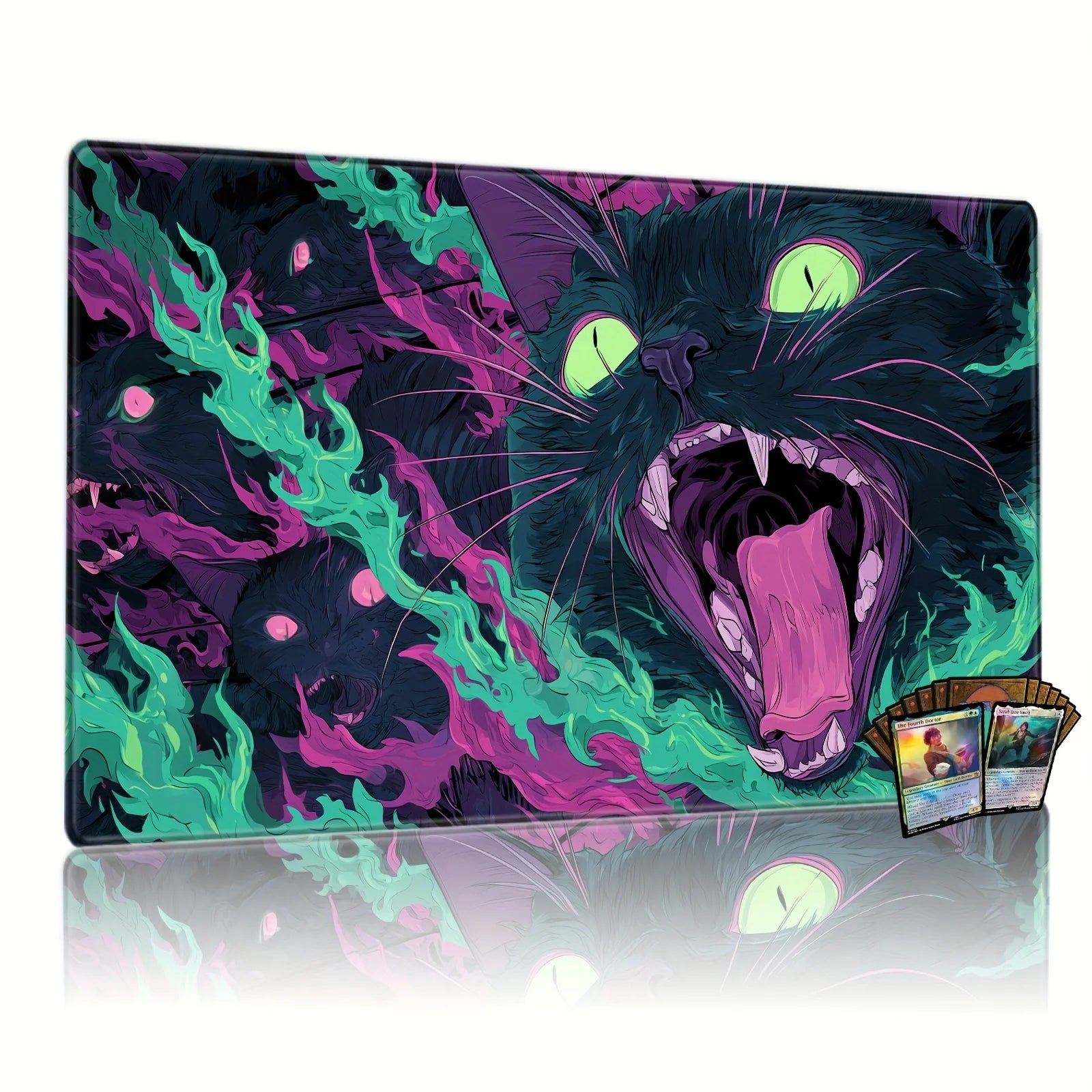 Black Cat Playmat