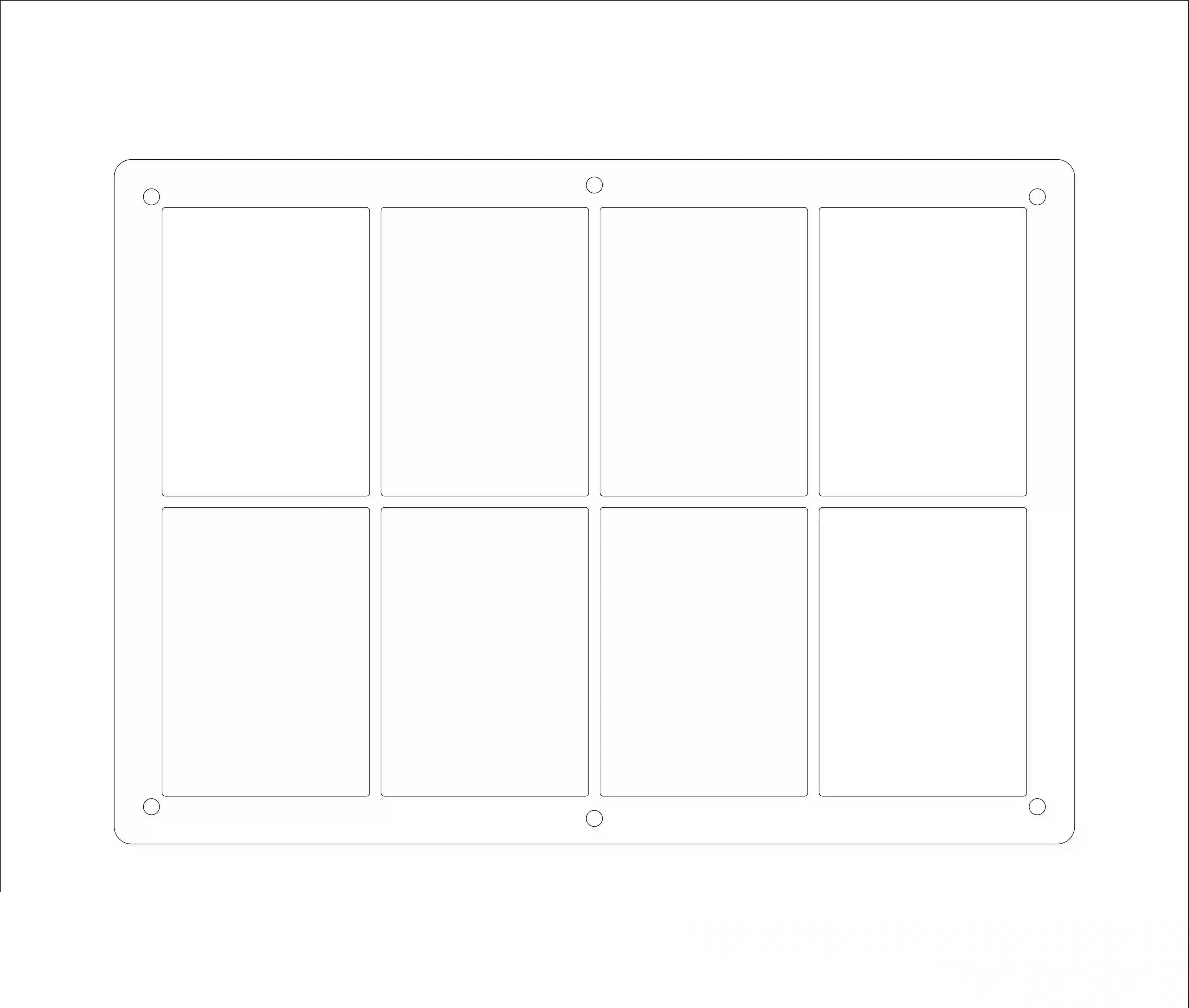 Acrylic Card Display Stand
