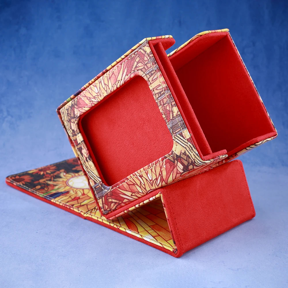 Stained Glass Plains Deck Box w/ Display