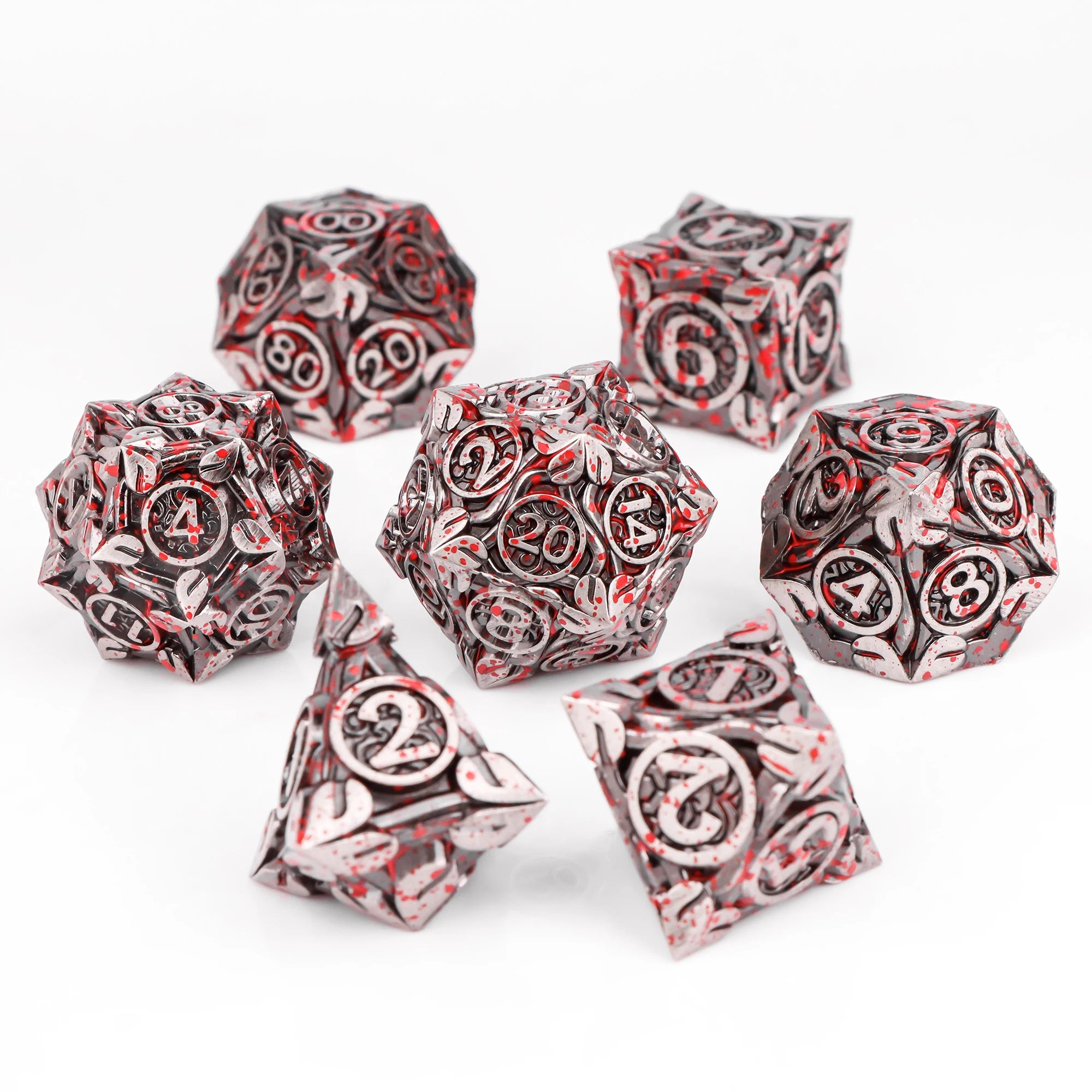 7pcs Unique Metal Dice
