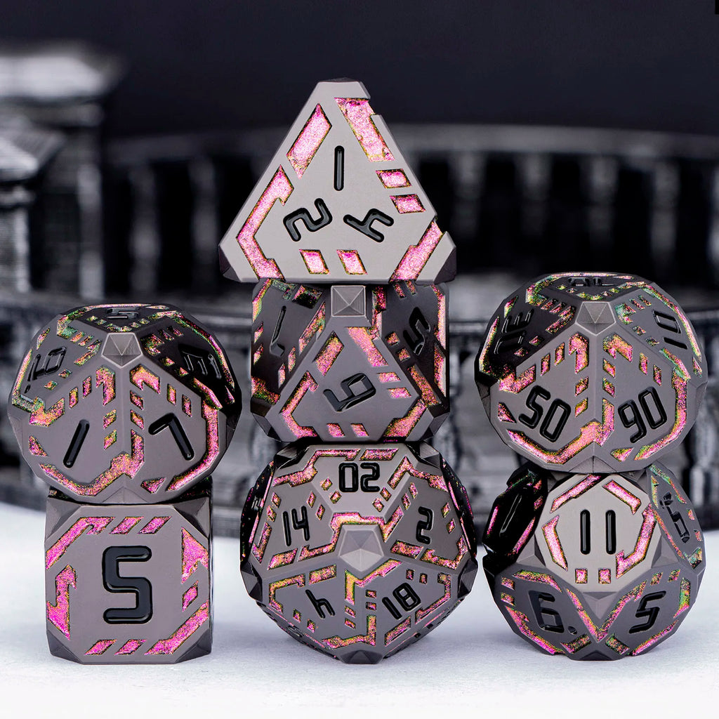 Futurist Metal Core Dice Sets