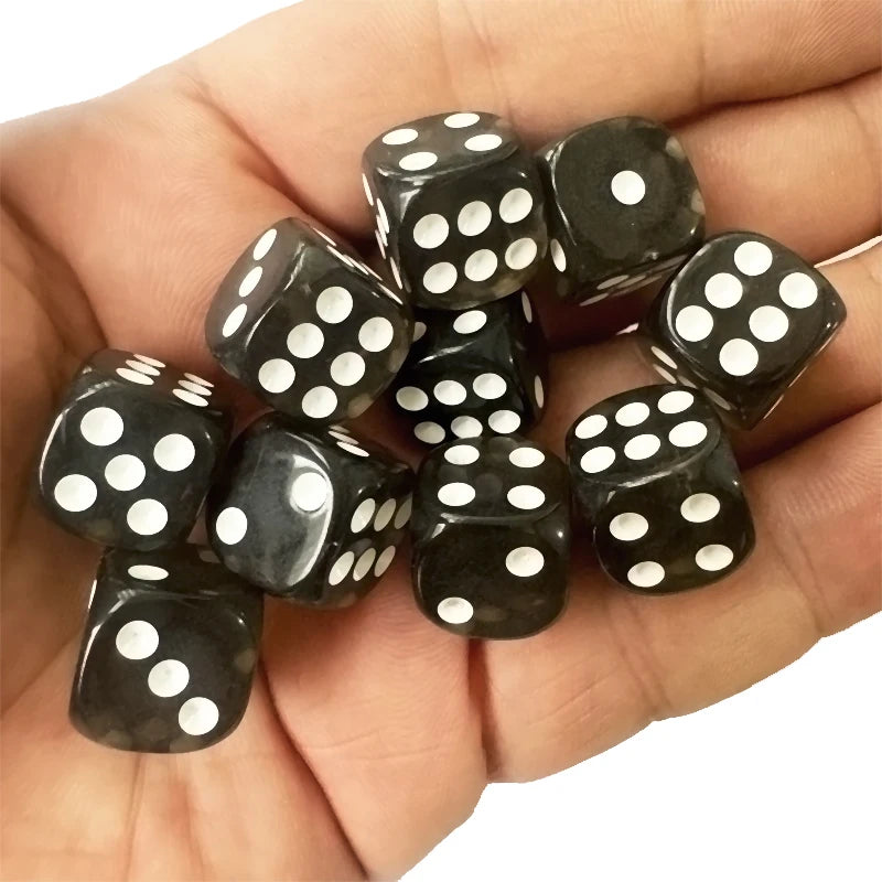 See through Dice 10pcs