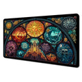 Stained Glass MTG Color Totem Playmat
