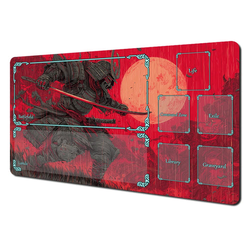 Blood Moon Samurai Playmat