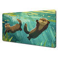 Cute Swimming Otters Playmat