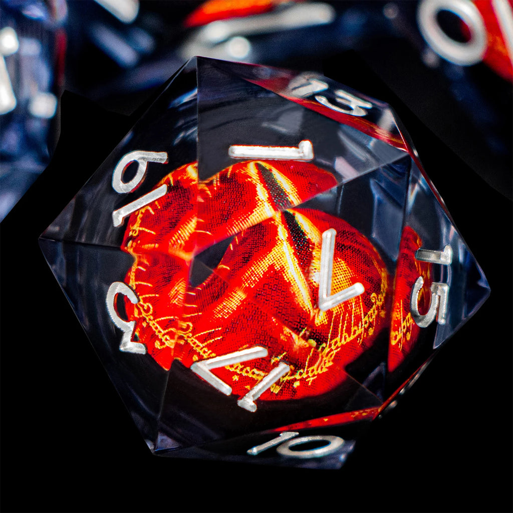 Eye of Sauron Themed Resin Dice Sets