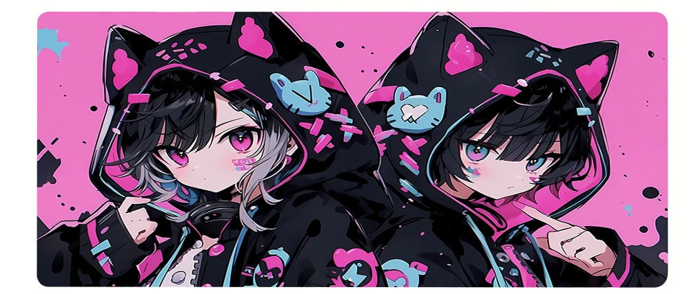 Cute + Cool Anime Girl Playmats