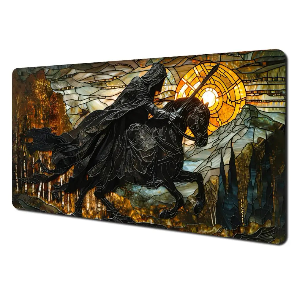 Stained Glass Hooded Rider Playmats