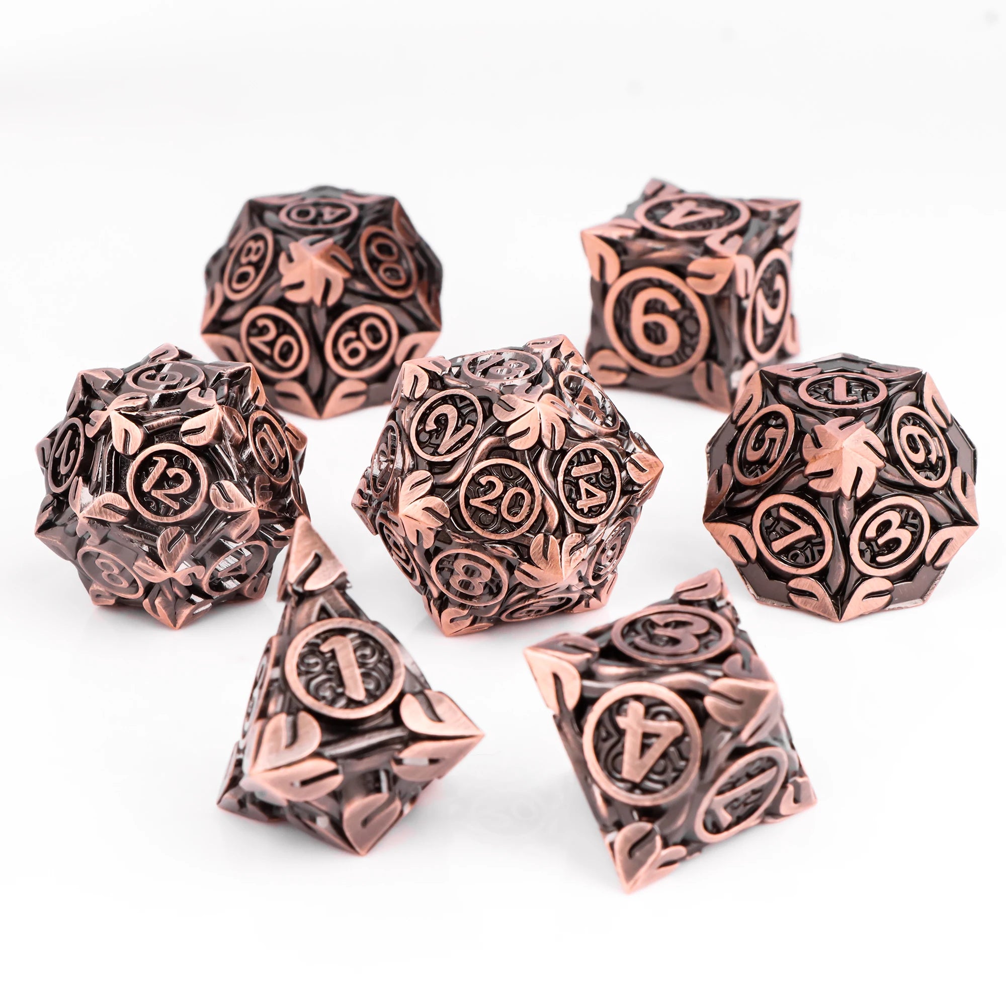7pcs Unique Metal Dice