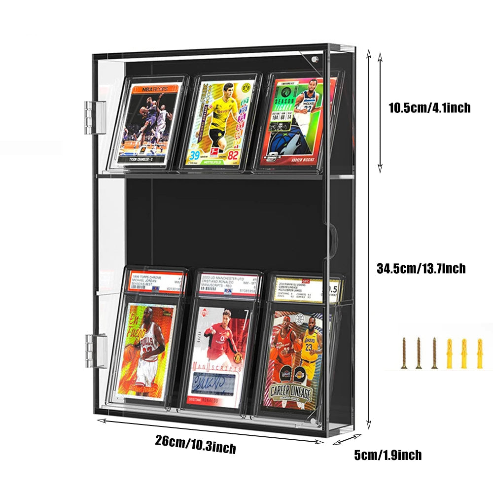 Compact Trading Card Display Case