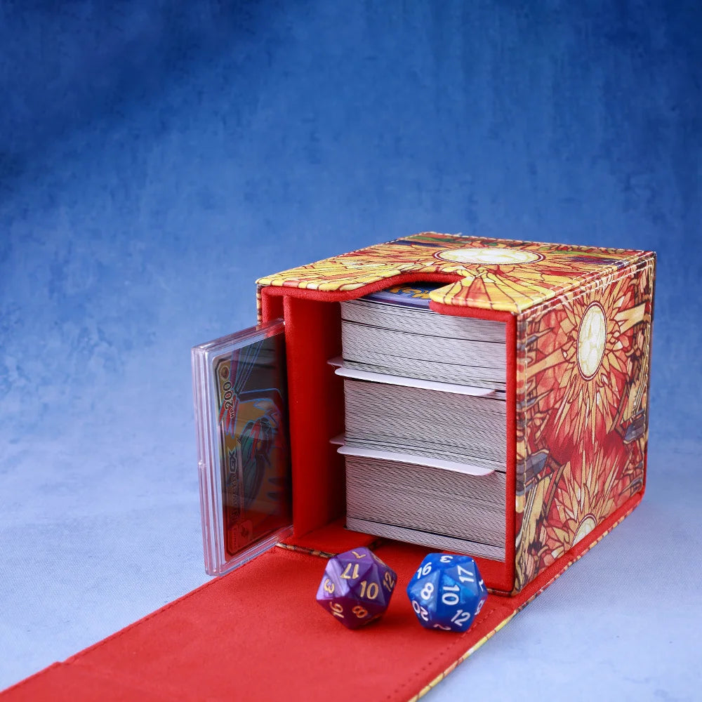 Stained Glass Plains Deck Box w/ Display
