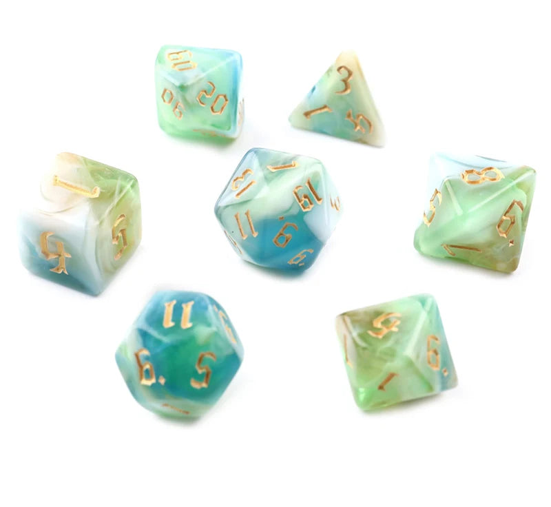 Assorted Marble Dice