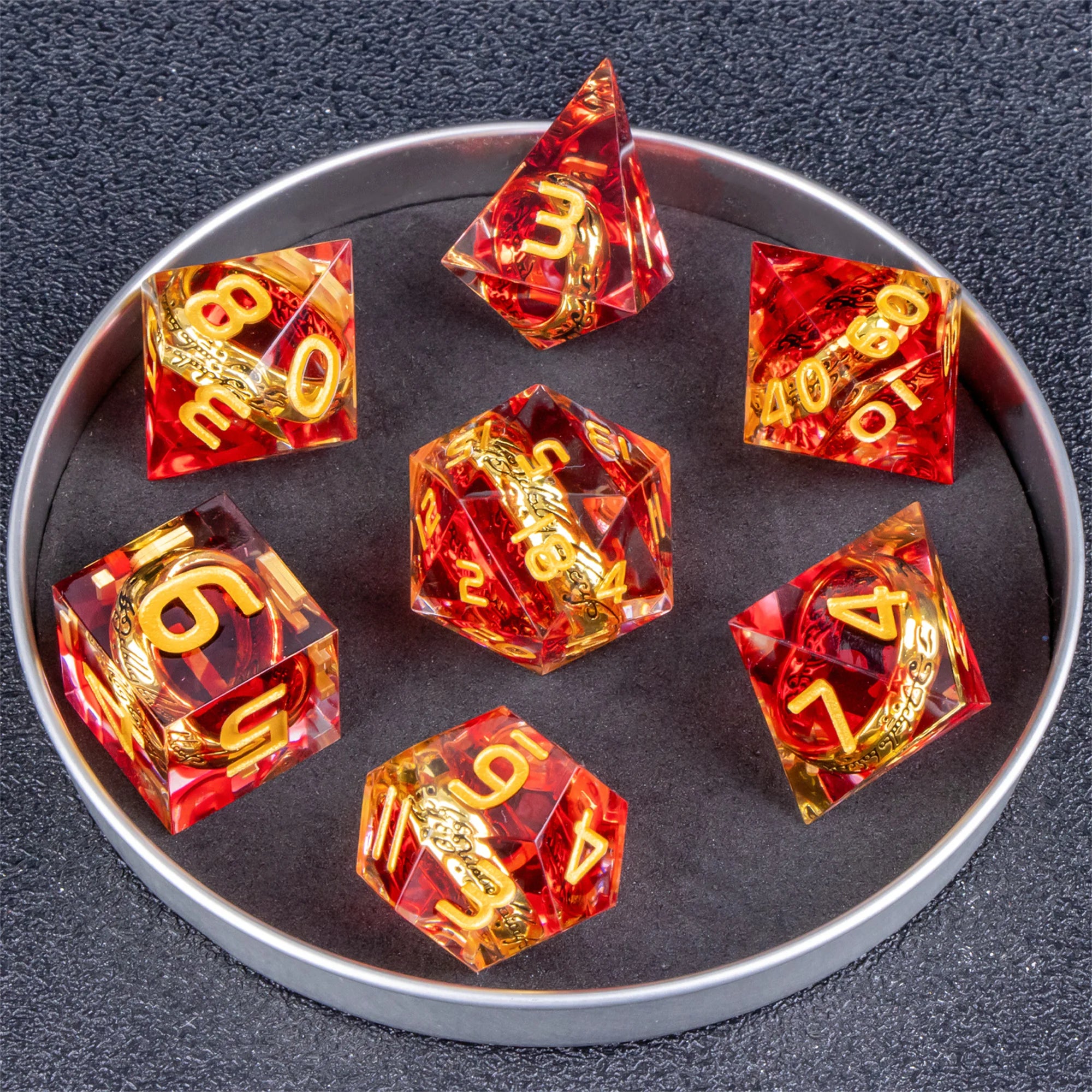 One Ring Resin Dice Sets