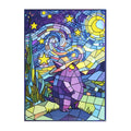 Moon-Lit-Night Stained Glass Sleeves