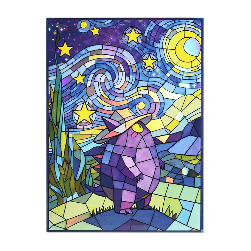 Moon-Lit-Night Stained Glass Sleeves