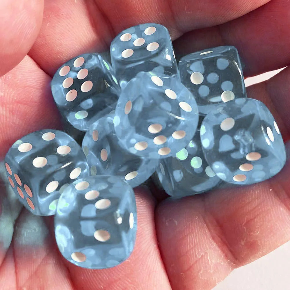 See through Dice 10pcs