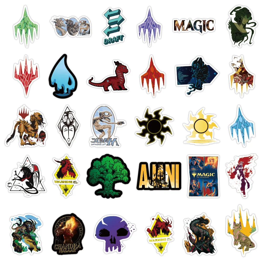 Assorted MTG Themed Stickers