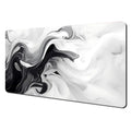 White Marble Abstract Playmat
