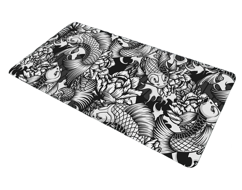 Aesthetic Koi Art Playmats