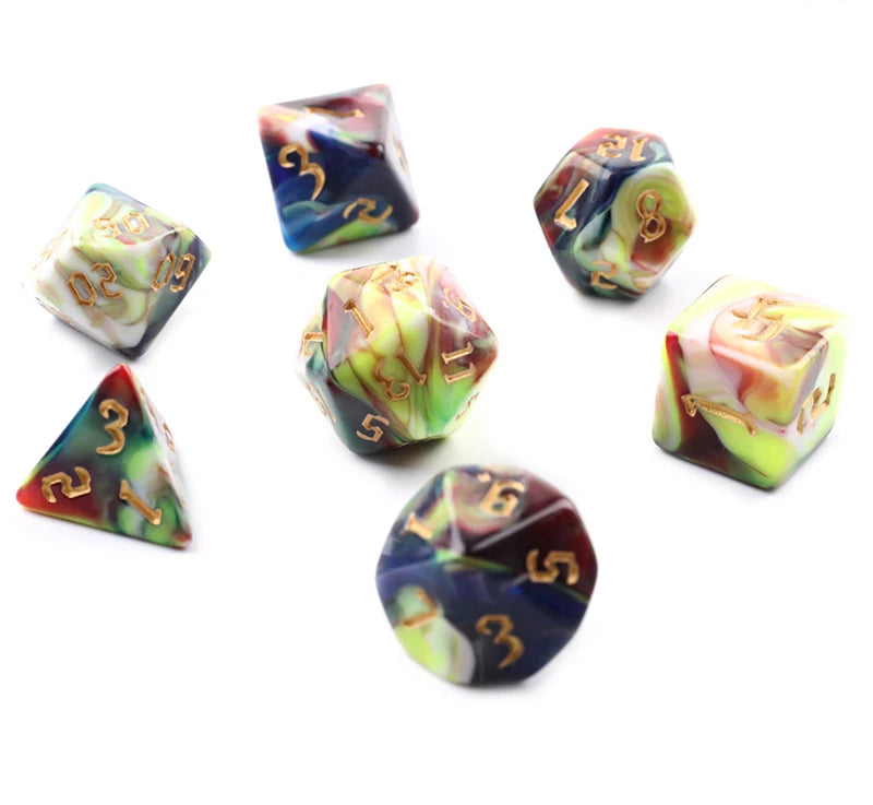 Assorted Marble Dice